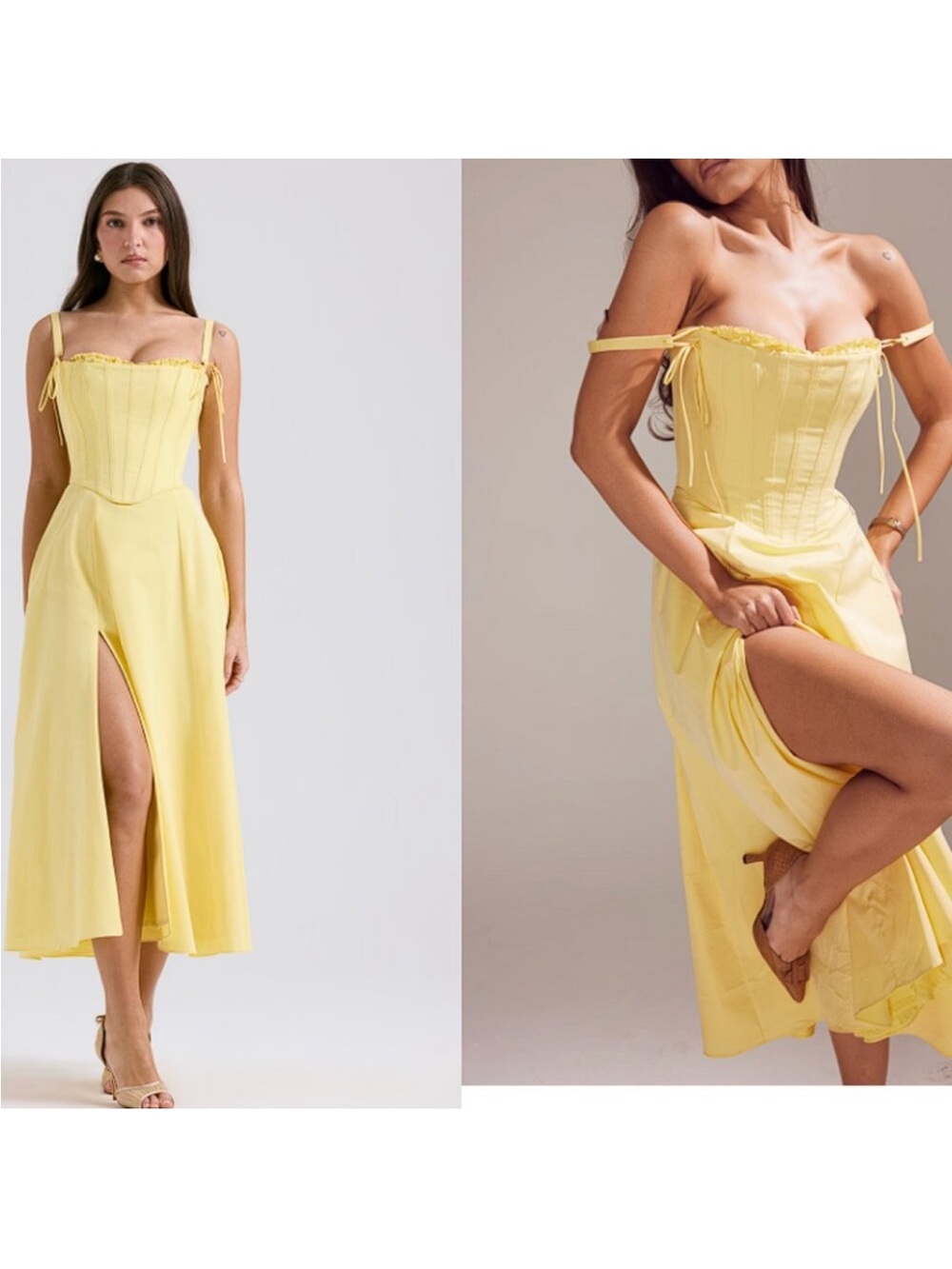 House of CB 'Clarabelle' Sunshine Cotton Midi Dress